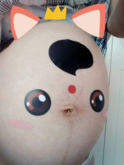 35周+5天,肚子圆鼓鼓的,大家帮忙看看男宝还是