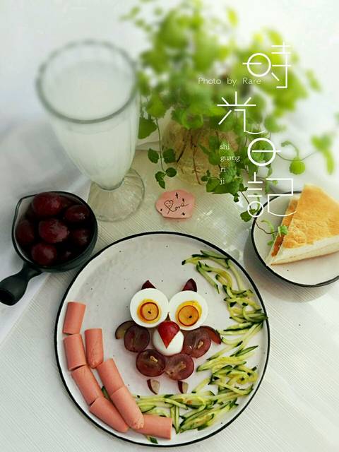 【Rare家熊孩子简易早餐】猫头鹰_早安! 猫头鹰, 我们起_宝宝树