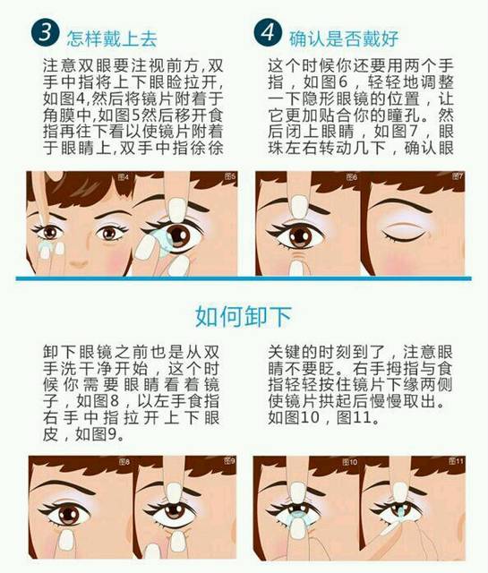 戴隐形眼镜的进来帮忙,求救~~_因为我现在准备