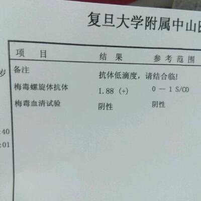 32周孕检查出有梅毒螺旋体抗体阳性血清阴性,这是怎么回事.