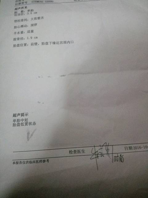 置怎么办_四个月做了b超胎盘低置怎么回事?严