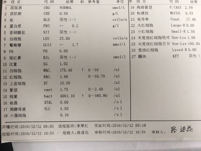 尿检细菌高好多_今天刚做了尿检,结果显示细菌