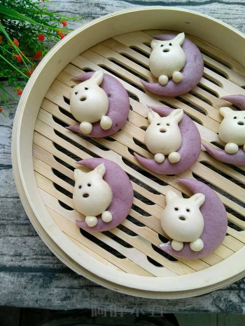 花样面食控,这次是我在月亮之上遥望_直接上图