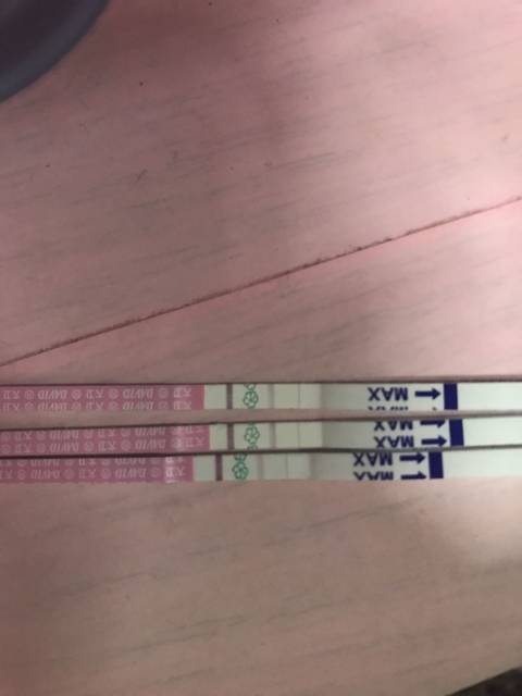 仙女们来看看_月经推迟三天,排卵试纸弱阳,验