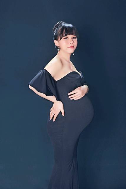 4月27预产期,35周拍的孕妇照