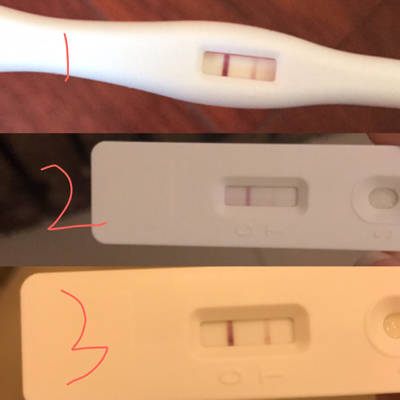 验孕棒一深一浅,4月24号最后一次月经结束,本月已经晚了7天,验孕棒试