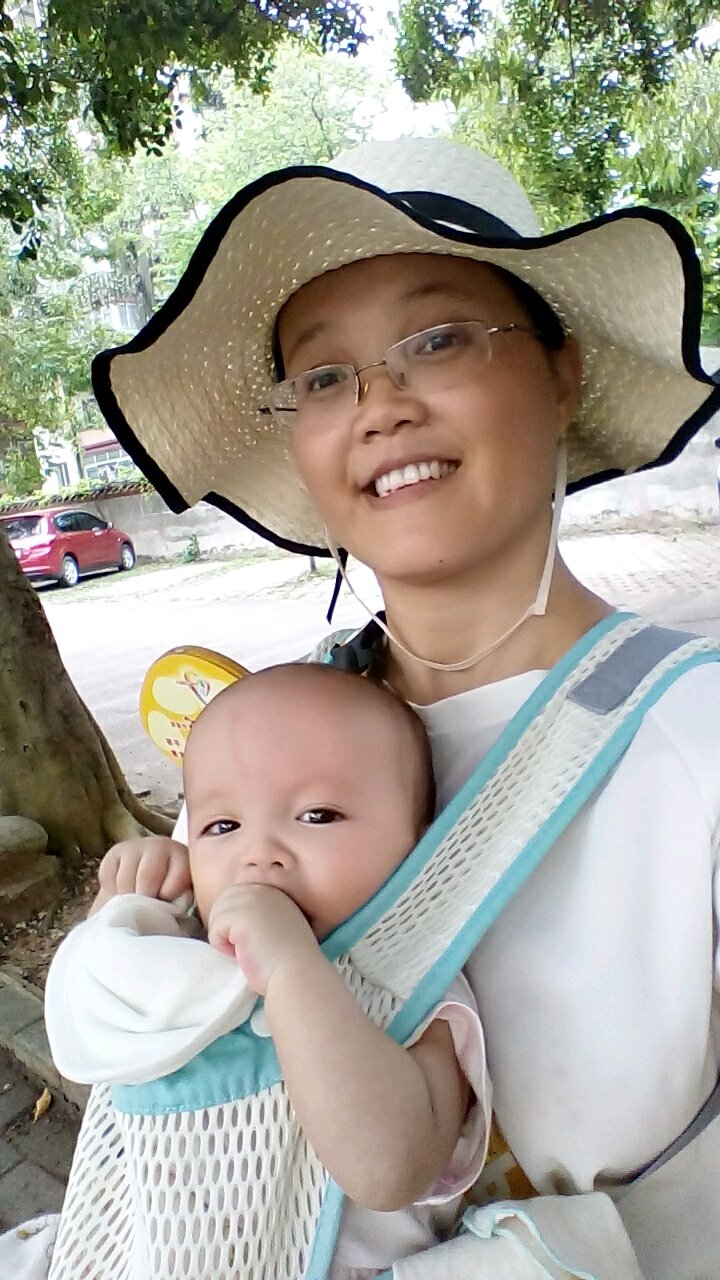 第1次带小宝去买菜